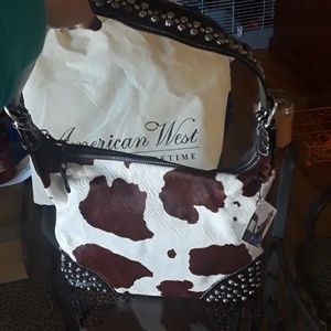 American West leather handbag